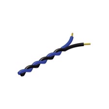 ProCab snoet kabel 2 x 0,5 mm² sort - blå 100 meter