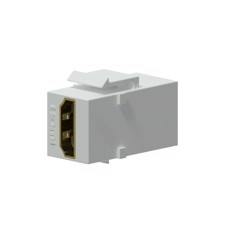 Keystone adapter HDMI a til HDMI a, Hvid