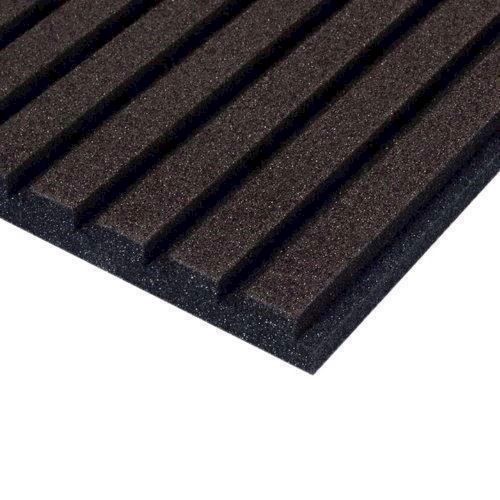 Skum til flightcases. 15 mm. Med 7 mm. riller. 200 x 100 cm.