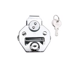 Adam Hall Large butterfly latch, lockable, without dish - 17250 CL