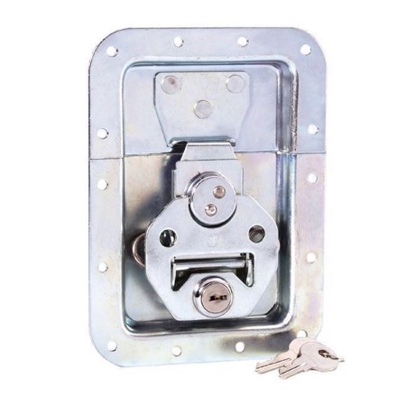 Billede af Adam Hall Butterfly Latch large with Spring lockable non cranked 14 mm deep - 17250 LS