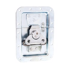 Adam Hall Butterfly Latch large with Spring non cranked 14 mm deep padlockable - 17250 SP