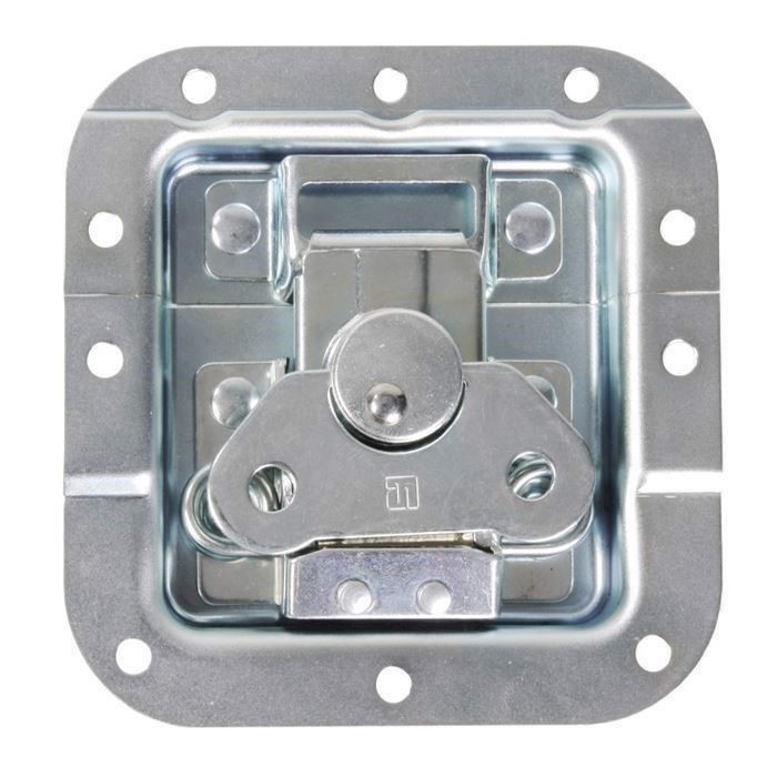 Medium butterflylås. 105 x 102 mm. Undersænket.