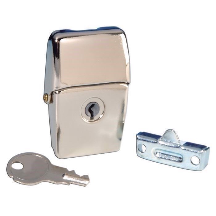 Adam Hall Drawbolt medium galvanised lockable - 19061