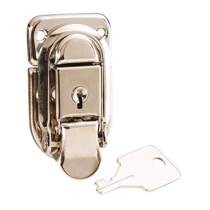 Adam Hall Drawbolt small nickel-plated lockable - 1907