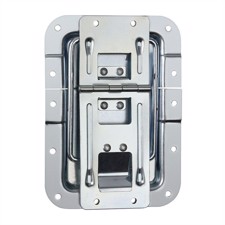 Adam Hall Lid Stay large cranked with Hinge and Click-Stop Function - 270837