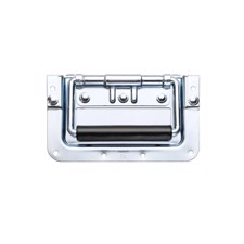 Adam Hall Recessed sprung handle in dish 9 mm deep - 34084