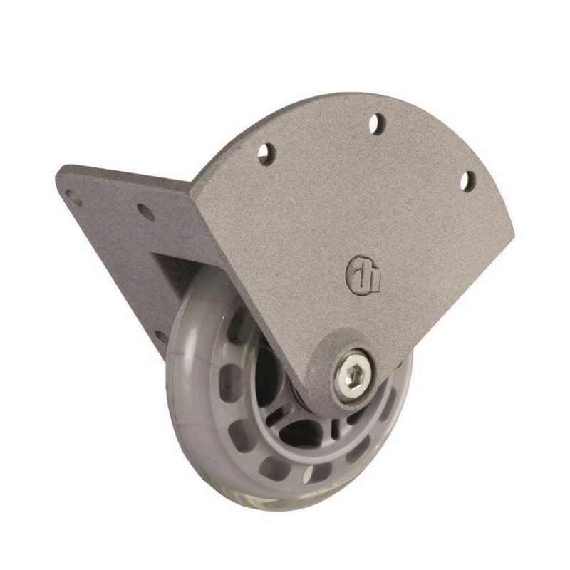 Adam Hall Recessed Corner Castor with soft Wheel 75 mm - 37450 S