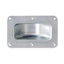 Adam Hall Castor Dish cranked steel galvanised - 38081