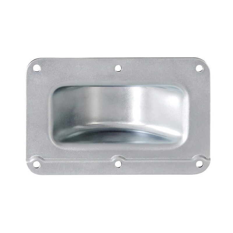 Adam Hall Castor Dish cranked steel galvanised - 38081