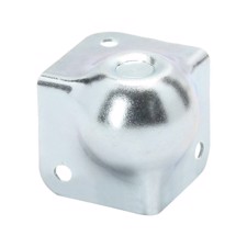Adam Hall Ball Corner square with Stacking Dimple - 40002