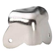 Adam Hall Case Corner two-leg nickel-plated with wrapover - 4026