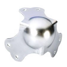 Flightcase hjørne stor. 65 x 65 mm.