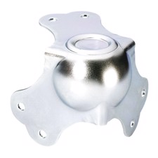 Flightcase hjørne stor. Stabelbar. 65 x 65 mm.