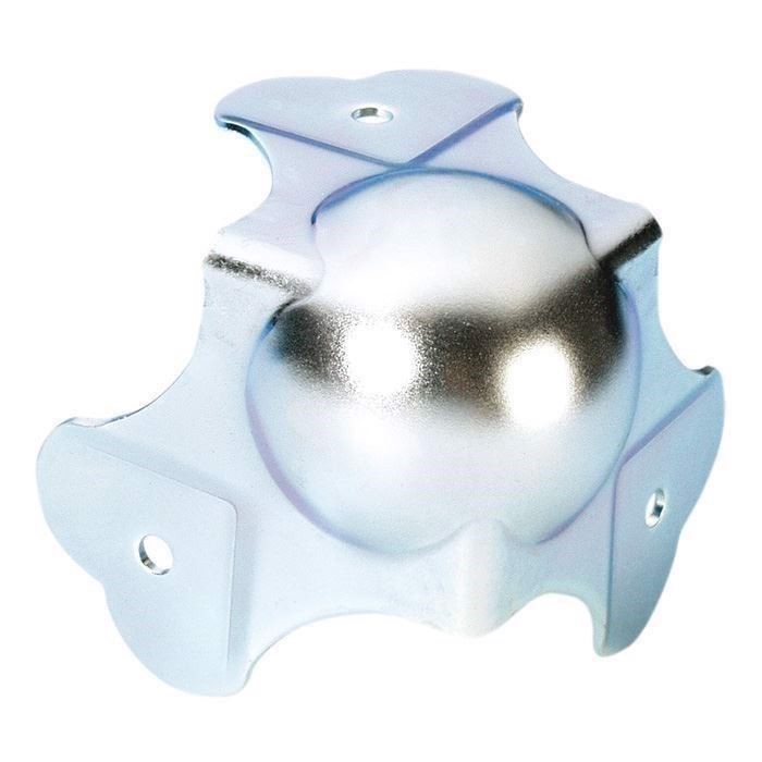 Flightcase hjørne stor. Til 30 mm. liste. 65 x 65 mm.