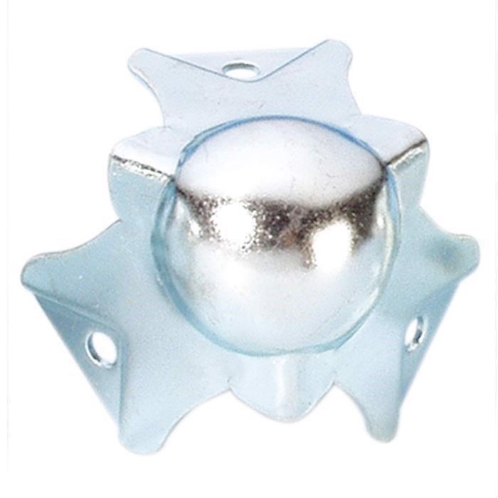 Flightcase hjørne lille. Til 22 mm. liste. 40 x 40 mm.