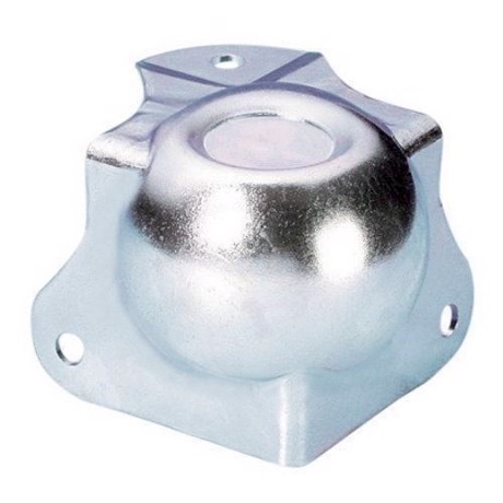 Adam Hall Ball Corner medium cranked 30 mm with integrated Corner Brace 42,5 mm with Stacking Dimple - 41261
