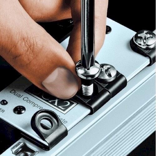 Plastomslag for rackskruer (Humfrees). Sæt med 4 stk. inkl. skruer.