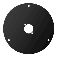 AH Front panel for cable drum 70224 with 1 x D-type hole - 70224 D 1