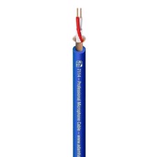 AH Microphone Cable 2 x 0.31 mm² blue - 7114 BLU. 100 Meter.