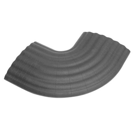 Defender 90° Curve grey for 85160 Cable Duct 4-channel - Office C GREY