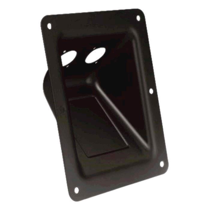 Adam Hall Dish black for 2 XLR or Speakon Sockets - 87160