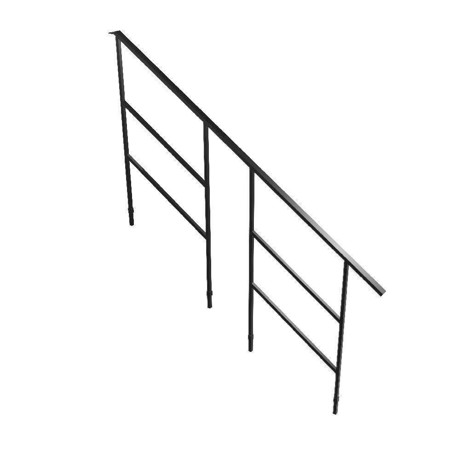 Bütec Handrail for Modular Stairs, Steel for 6 stairs - 5000 Z 016