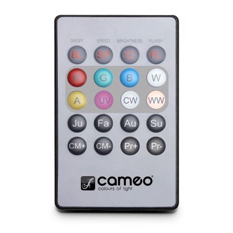 Cameo Infrared remote control for FLAT PAR CAN projector - FLAT PAR CAN REMOTE