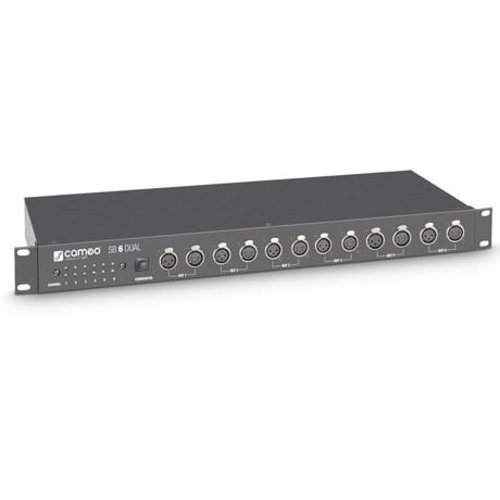 Billede af Cameo 6-channel DMX splitter / booster (3-pin and 5-pin) - SB 6 DUAL