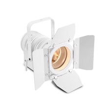 Cameo Theatre spotlight with PC lens and 40 watt warm white LED in white housing - TS 40 WW WH