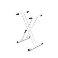 Gravity Keyboard X stativ. Dobbelt. Hvidt - KSX 2 W