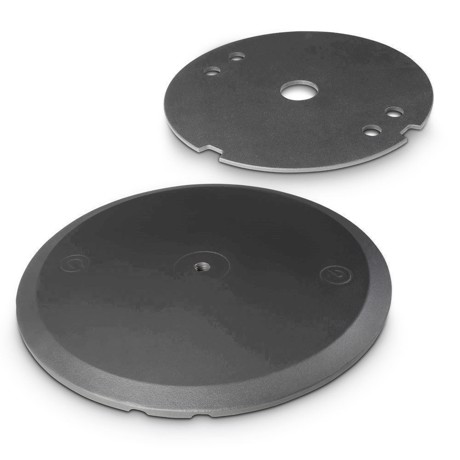 Gravity Round Cast Iron Base and Weight Plate Set for M20 Poles - WB 123 SET 1 B