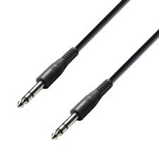 AH Patch Cable 6.3 mm Jack stereo to 6.3 mm Jack stereo 0.6 m - K3 BVV 0060 ECO