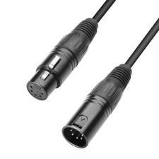 DMX kabel. 5 pol XLR-XLR. 0,5 meter