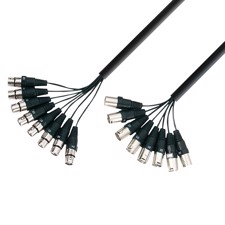 AH Multicore Cable 8 x XLR male to 8 x XLR female 3 m - K3 L8 MF 0300