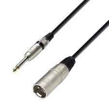 AH Microphone Cable XLR male to 6.3 mm Jack mono 1 m - K3 MMP 0100