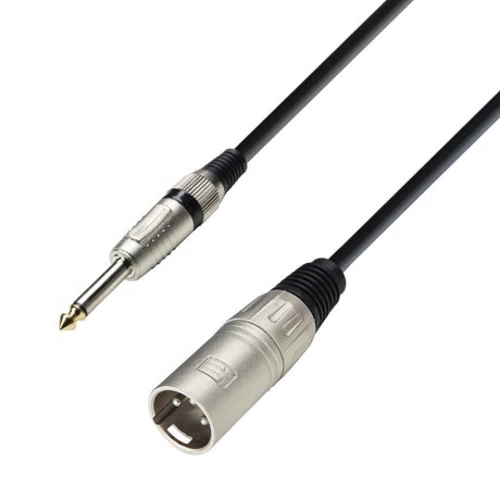 AH Microphone Cable XLR male to 6.3 mm Jack mono 3 m - K3 MMP 0300