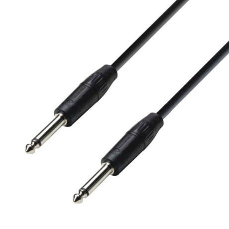 AH Speaker Cable 2 x 1.5 mm² 6.3 mm Jack mono to 6.3 mm Jack mono 1.5 m - K3 S215 PP 0150