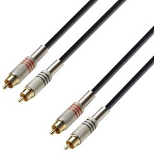 AH Audio Cable 2 x RCA male to 2 x RCA male 1 m - K3 TCC 0100