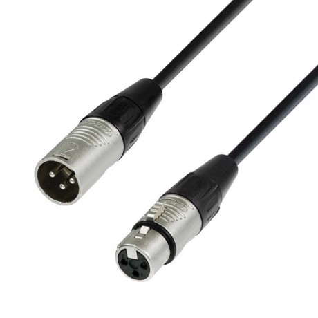REAN DMX kabel. 3 pol XLR-XLR. 0,50 meter