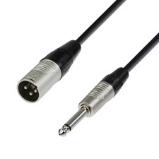 AH Microphone Cable REAN XLR male to 6.3 mm Jack mono 1.5 m - K4 MMP 0150