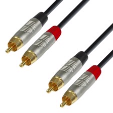 AH Audio Cable REAN 2 x RCA male to 2 x RCA male 0.6 m - K4 TCC 0060