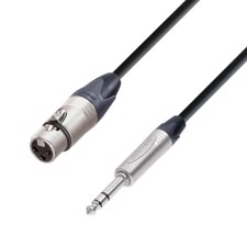 AH Microphone Cable Neutrik XLR female to 6.3 mm Jack stereo 0.5 m - K5 BFV 0050