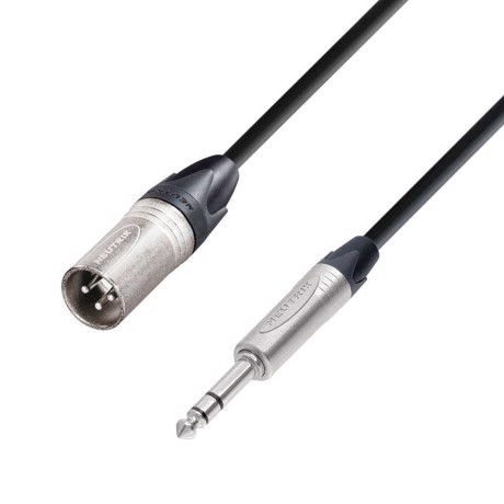 AH Microphone Cable Neutrik XLR male to 6.3 mm Jack stereo 5 m - K5 BMV 0500