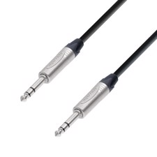 AH Patch Cable Neutrik 6.3 mm Jack stereo to 6.3 mm Jack stereo 0.5 m - K5 BVV 0050