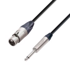 AH Microphone Cable Neutrik XLR female to 6.3 mm Jack mono 1.5 m - K5 MFP 0150