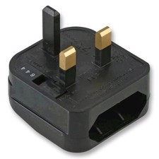 AH Converter Plug Euro/UK black 5 A - KSF CP