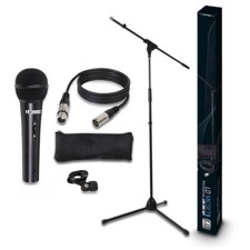 LD Microphone Set with Microphone, Stand, Cable and Clamp - MIC SET 1