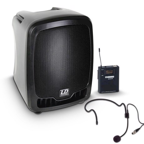 LD Portable PA Speaker with Headset - Roadboy 65 HS B6
