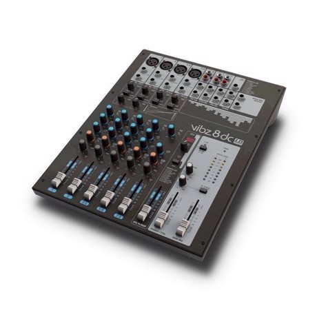 LD 8 channel Mixing Console with DFX and Compressor - VIBZ 8 DC